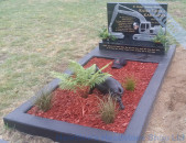 Cat Digger Headstone