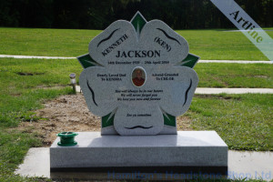 Yorkshire Rose Headstone