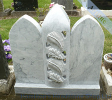 Marble Ferns Headstone