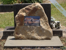 New Zealand Rock Headstone