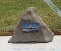 New Zealand Rock Headstone